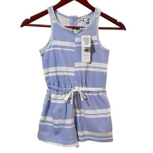 Splendid Blue/White Girls Zuma Beach Romper NWT